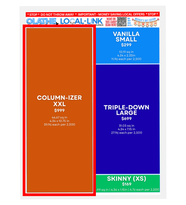 Skinny Ad Size Preview